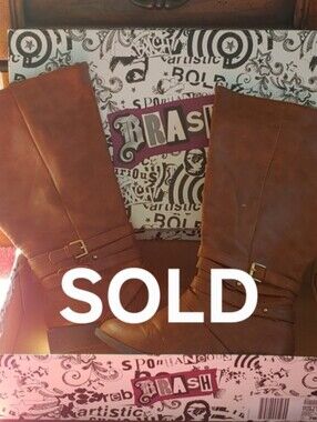 BRASH Cognac Boots